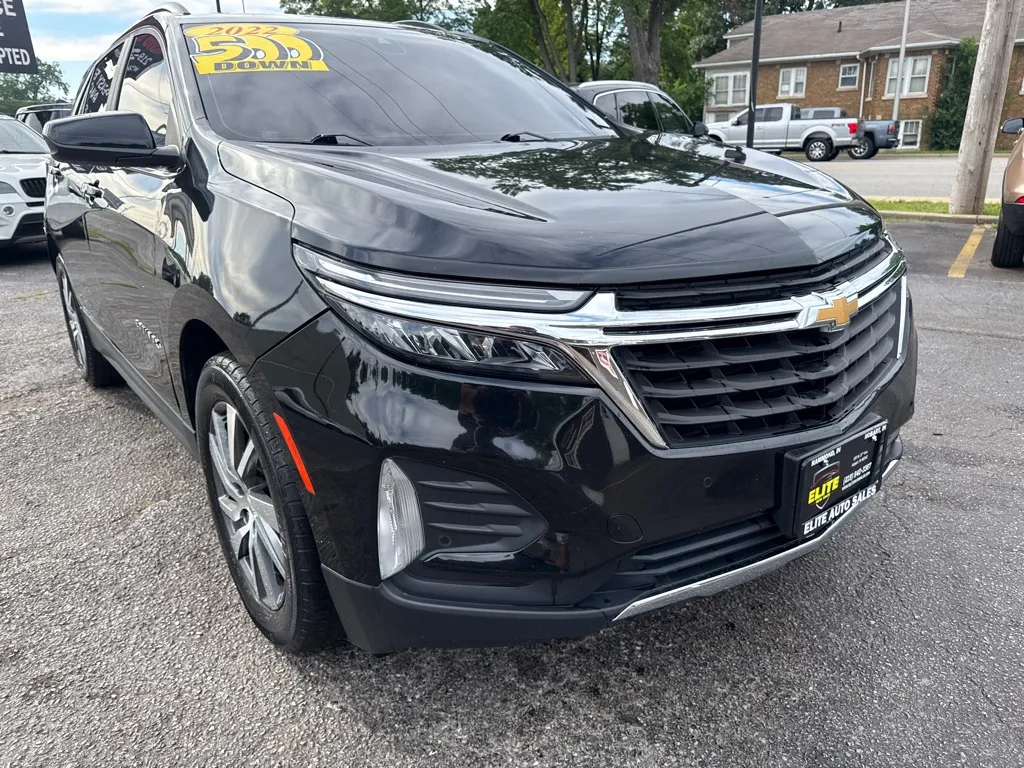 Black 2022 CHEVROLET EQUINOX LT for sale in Hobart, IN