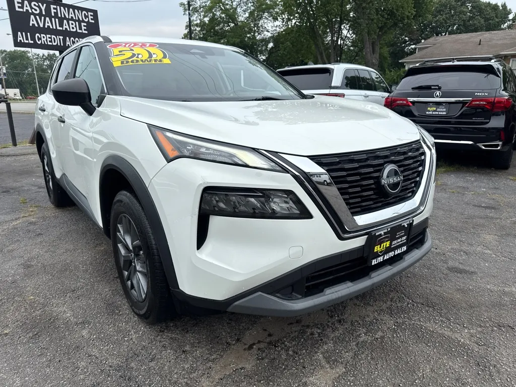 White 2023 NISSAN ROGUE S for sale in Hobart, IN