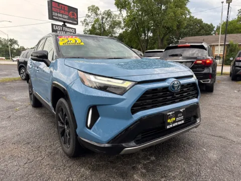 Blue 2023 TOYOTA RAV4 XSE for sale in Hobart, IN