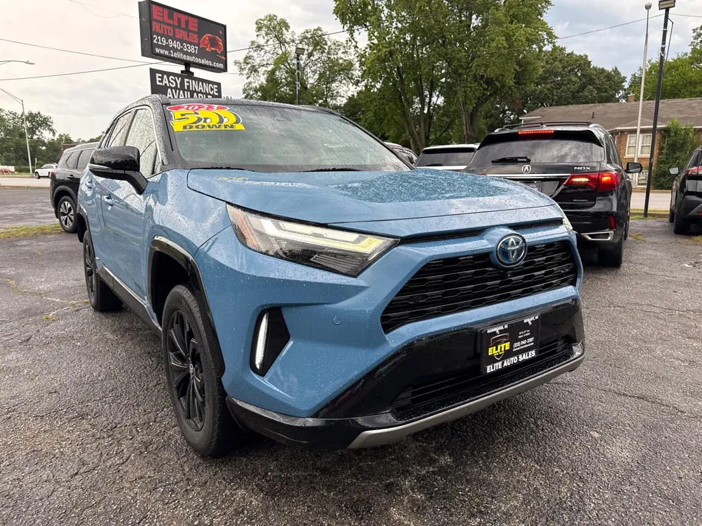 Blue 2023 TOYOTA RAV4 XSE for sale in Hobart, IN