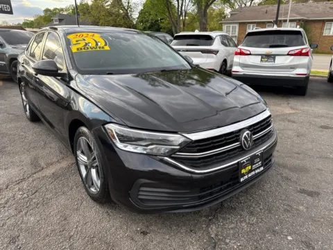 Black 2024 VOLKSWAGEN JETTA SE for sale in Hobart, IN