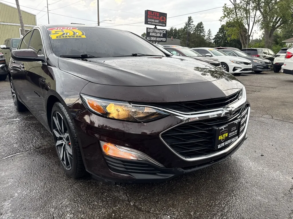 Purple 2020 CHEVROLET MALIBU RS for sale in Hobart, IN