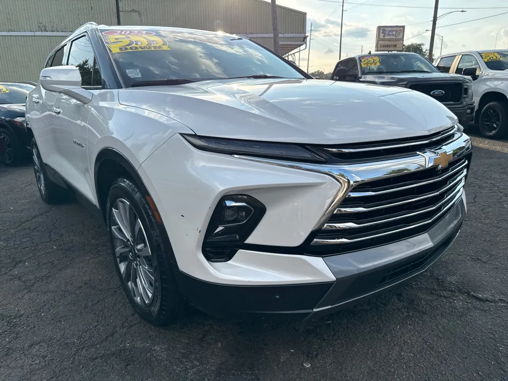 White 2023 CHEVROLET BLAZER PREMIER for sale in Hobart, IN