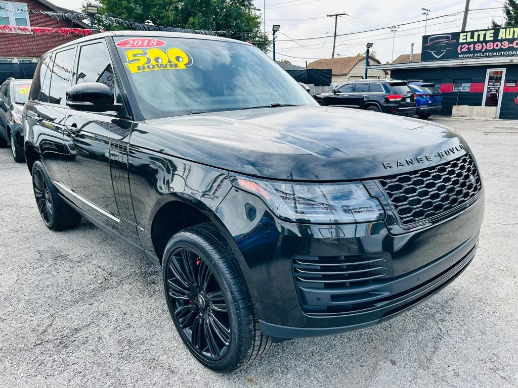 Black 2018 LAND ROVER RANGE ROVER SUPERCHARGED for sale in Hammond, IN