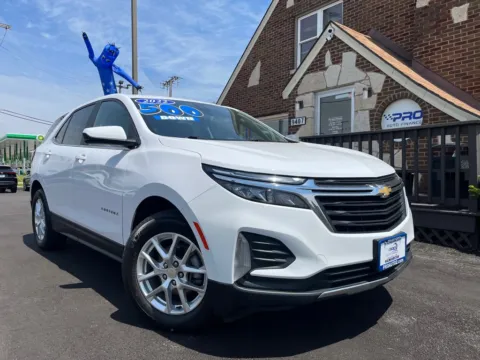 White 2022 CHEVROLET EQUINOX LT for sale in Highland, IN