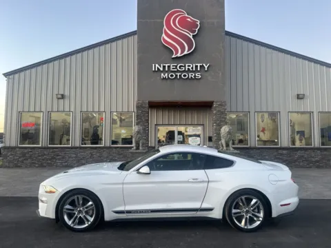White 2018 Ford Mustang EcoBoost Premium for sale in Evansville, IN