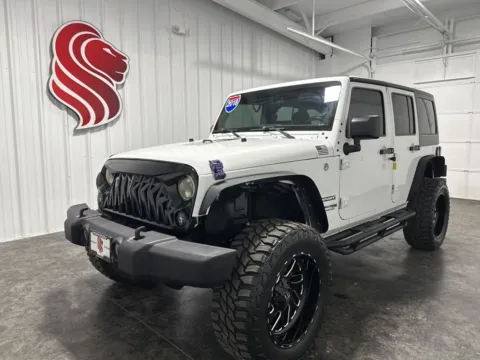 White 2018 Jeep Wrangler JK Unlimited Sport for sale in Evansville, IN