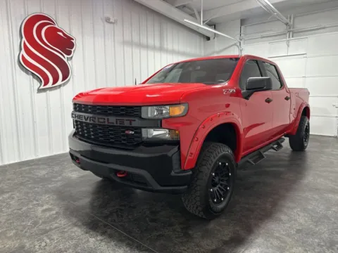Blue 2019 Chevrolet Silverado 1500 Custom Trail Boss for sale in Evansville, IN