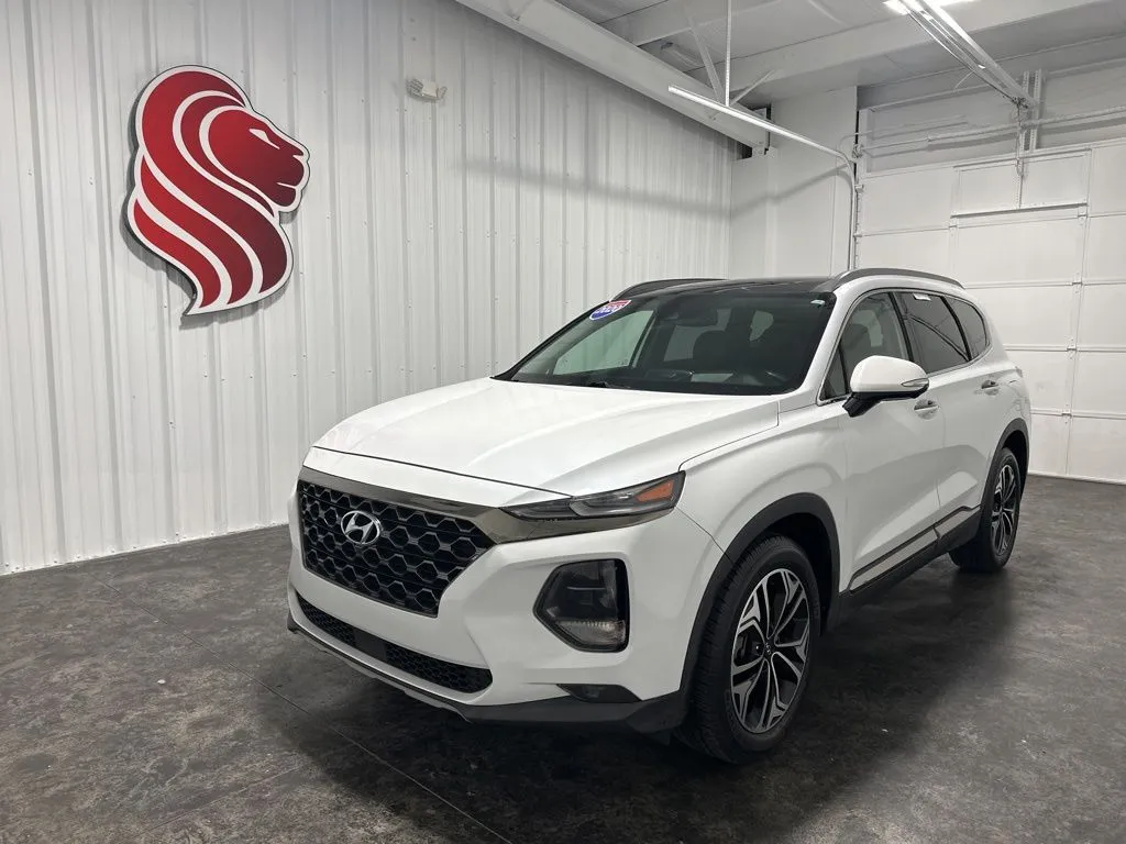White 2020 Hyundai Santa Fe Limited for sale in Evansville, IN