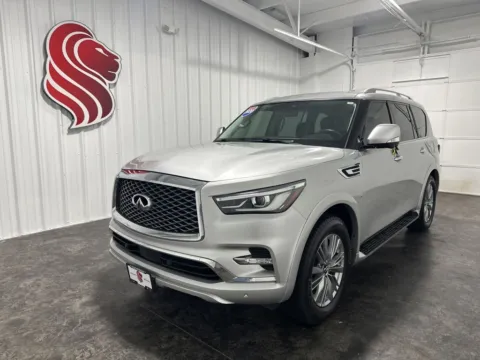 Silver 2020 INFINITI QX80 LUXE for sale in Evansville, IN