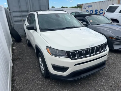 White 2021 Jeep Compass Sport for sale in Evansville, IN