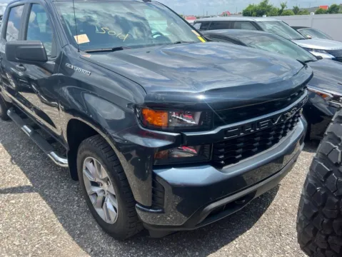 Gray 2021 Chevrolet Silverado 1500 Custom for sale in Evansville, IN
