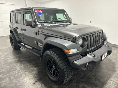Another view of 2019 Jeep Wrangler Unlimited Sport S for sale in Evansville, IN at Integrity Motors Group
