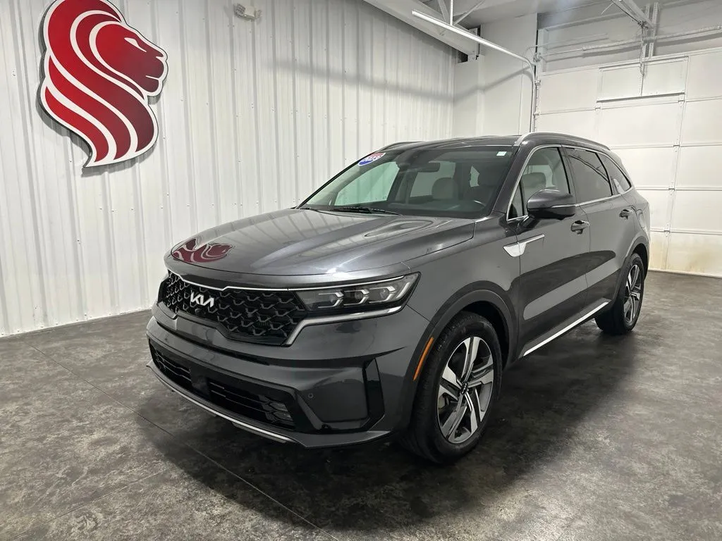 Gray 2023 Kia Sorento Hybrid SX Prestige for sale in Evansville, IN