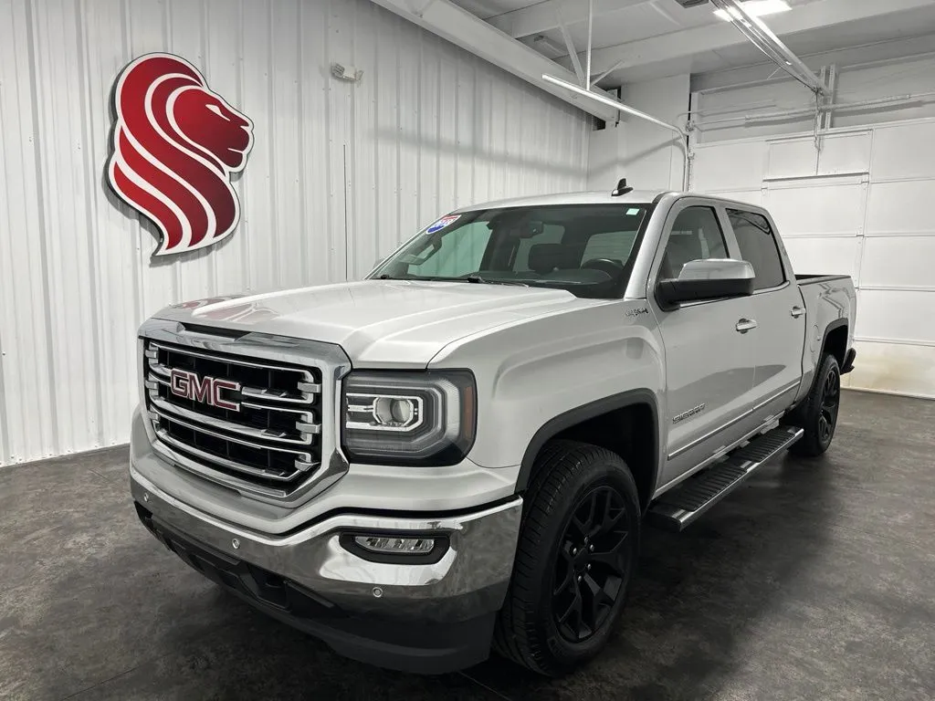 Silver 2018 GMC Sierra 1500 SLT for sale in Evansville, IN