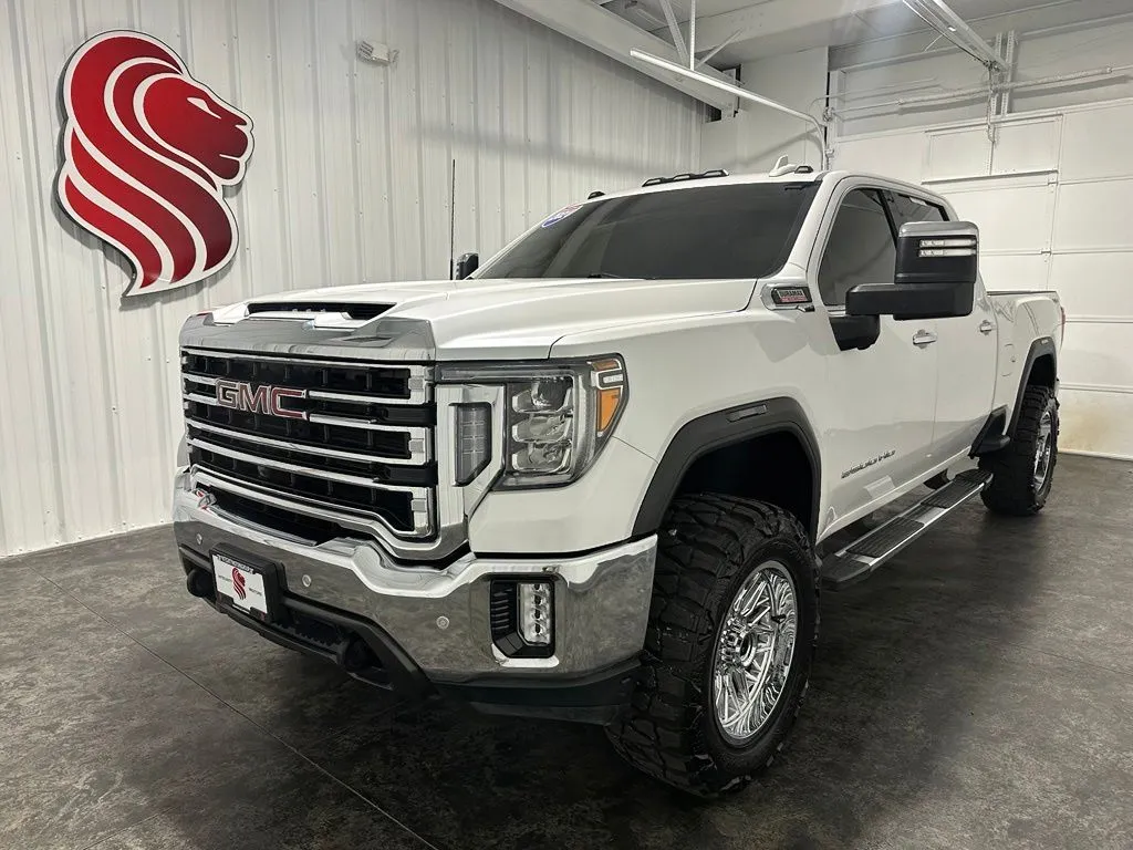 White 2021 GMC Sierra 2500HD SLT for sale in Evansville, IN