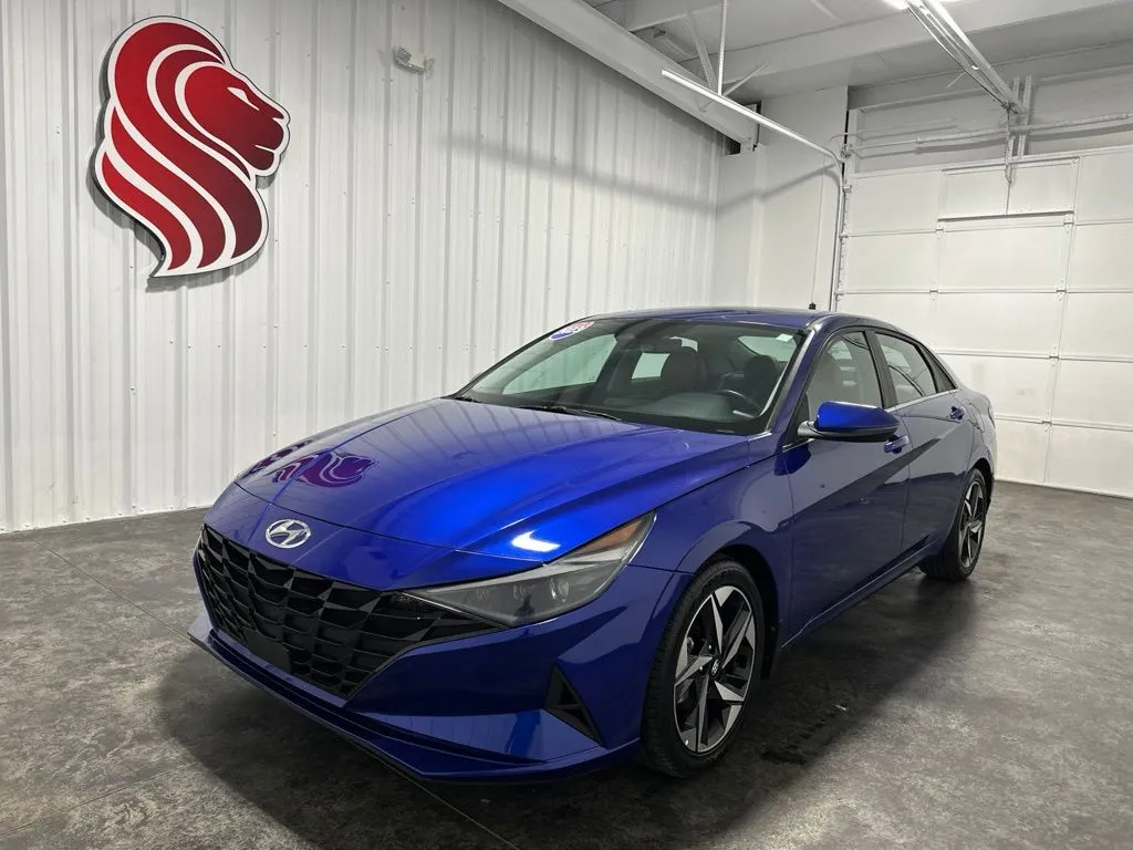 Blue 2023 Hyundai Elantra Limited for sale in Evansville, IN