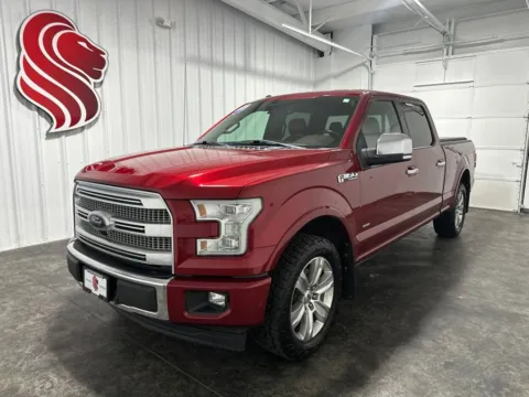 Red 2017 Ford F-150 Platinum for sale in Evansville, IN