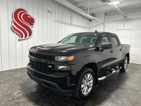 Black 2020 Chevrolet Silverado 1500 Custom for sale in Evansville, IN