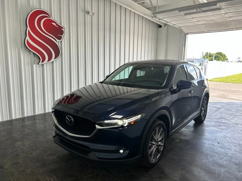 Blue 2021 Mazda CX-5 Grand Touring for sale in Evansville, IN