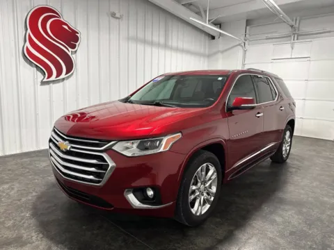 Red 2018 Chevrolet Traverse High Country for sale in Evansville, IN