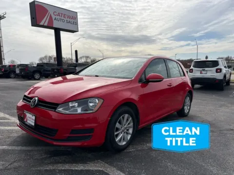 Red 2015 Volkswagen Golf S Hatchback Sedan 4D for sale in Omaha, NE