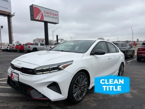 White 2023 Kia Forte GT Sedan 4D for sale in Omaha, NE