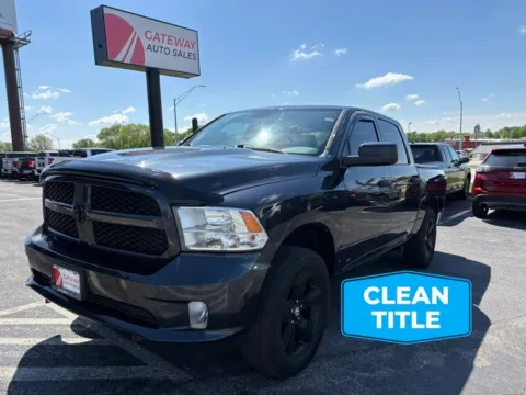 Blue 2014 Ram 1500 Crew Cab Express Pickup 4D 5 1/2 ft for sale in Omaha, NE
