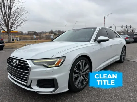 White 2019 Audi A6 55 TFSI Premium Plus Sedan 4D for sale in Omaha, NE