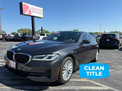 Black 2021 BMW 5 Series 530i xDrive Sedan 4D for sale in Omaha, NE