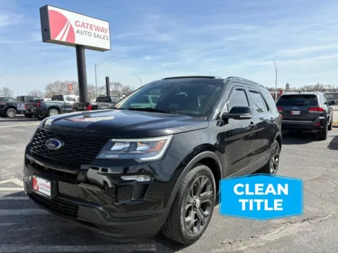 Black 2018 Ford Explorer Sport SUV 4D for sale in Omaha, NE