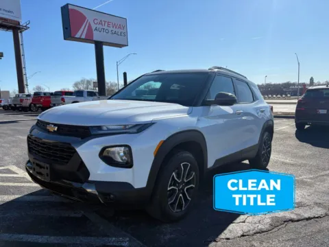 White 2021 Chevrolet Trailblazer ACTIV Sport Utility 4D for sale in Omaha, NE