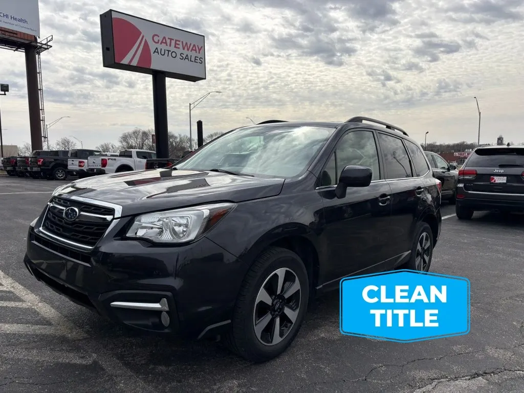 Black 2017 Subaru Forester 2.5i Limited Sport Utility 4D for sale in Omaha, NE