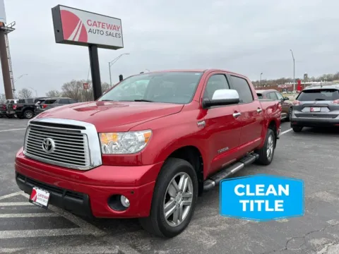 Red 2012 Toyota Tundra CrewMax Limited Pickup 4D 5 1/2 ft for sale in Omaha, NE