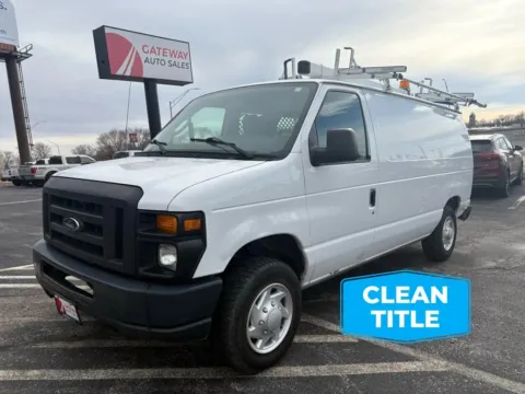 White 2013 Ford E150 Cargo Van 3D for sale in Omaha, NE