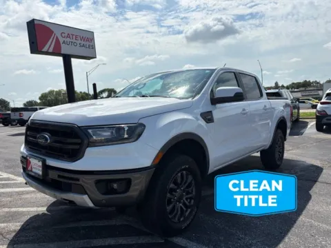 White 2020 Ford Ranger SuperCrew Lariat Pickup 4D 5 ft for sale in Omaha, NE