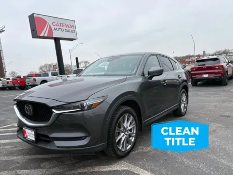 Gray 2019 MAZDA CX-5 Grand Touring Sport Utility 4D for sale in Omaha, NE