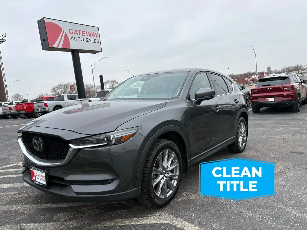 Gray 2019 MAZDA CX-5 Grand Touring Sport Utility 4D for sale in Omaha, NE