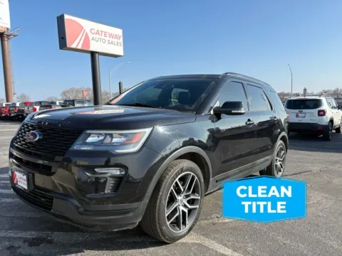 Black 2019 Ford Explorer Sport SUV 4D for sale in Omaha, NE