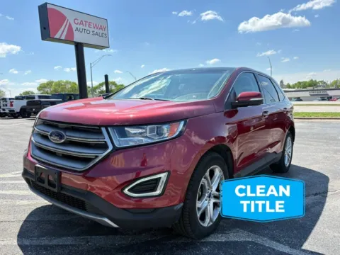 Red 2016 Ford Edge Titanium Sport Utility 4D for sale in Omaha, NE