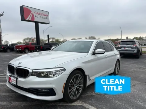 White 2018 BMW 5 Series 530i xDrive Sedan 4D for sale in Omaha, NE