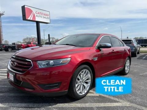 Red 2017 Ford Taurus Limited Sedan 4D for sale in Omaha, NE
