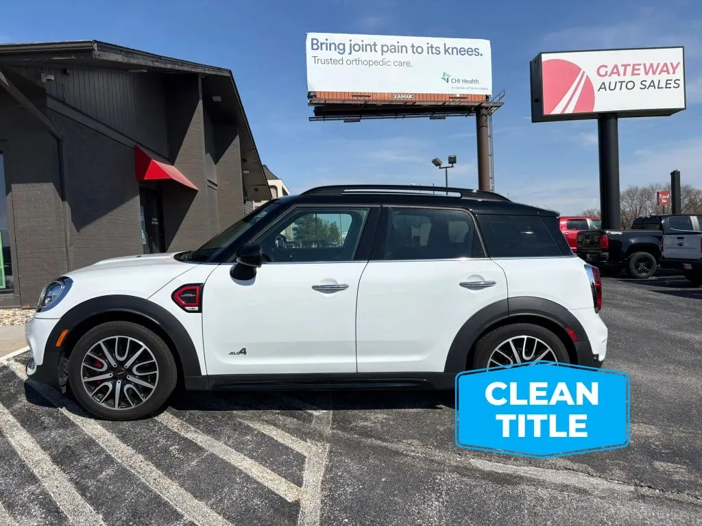 White 2019 MINI Countryman John Cooper Works ALL4 Hatchback 4D for sale in Omaha, NE