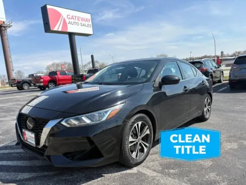 Black 2021 Nissan Sentra SV Sedan 4D for sale in Omaha, NE