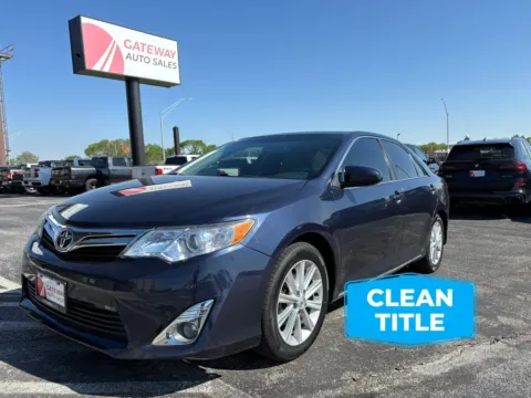 Blue 2014 Toyota Camry XLE Sedan 4D for sale in Omaha, NE