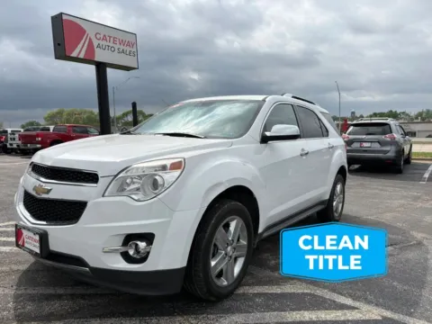 White 2015 Chevrolet Equinox LTZ Sport Utility 4D for sale in Omaha, NE