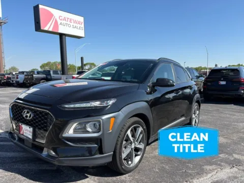 Black 2018 Hyundai Kona Ultimate Sport Utility 4D for sale in Omaha, NE