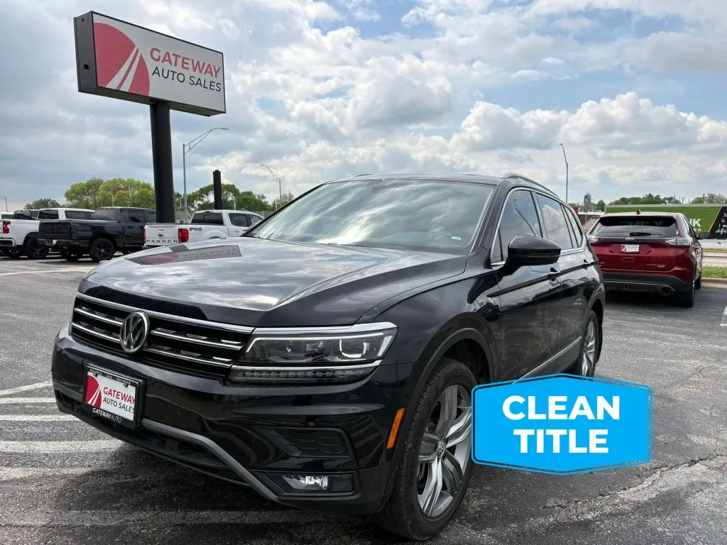 Black 2019 Volkswagen Tiguan 2.0T SEL Premium 4MOTION Sport Utility 4D for sale in Omaha, NE
