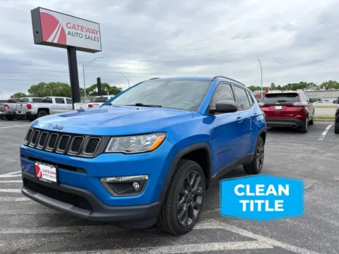 Blue 2021 Jeep Compass 80th Spec Edition Sport Utility 4D for sale in Omaha, NE
