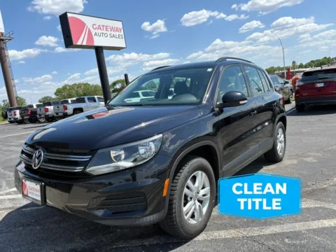 Black 2015 Volkswagen Tiguan 2.0T S Sport Utility 4D for sale in Omaha, NE